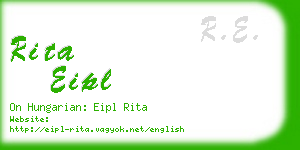 rita eipl business card